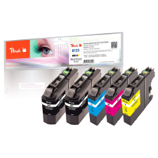 Peach 317210 tintapatron 5 db Fekete, Cián, Magenta, Sárga (PI500-86) nyomtatópatron & toner