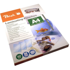 Peach Lamináló fólia A4 80mic fényes 100db lamináló fólia