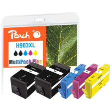 Peach PI300-865 tintapatron 5 dB Kompatibilis Nagy (XL) kapacitású Fekete, Cián, Magenta, Sárga (PI300-865) nyomtatópatron & toner