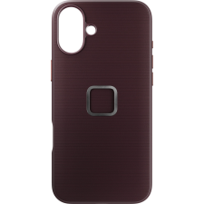 PEAK DESIGN Mobile Everyday Fabric Case iPhone 16 Plus (bordó) tok és táska