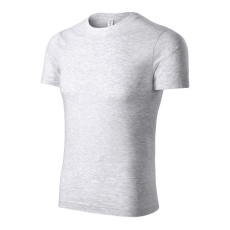  Peak póló unisex világosszürke melírozott XL