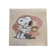 PEANUTS papír szalvéta, Snoopy asztalterítő és szalvéta