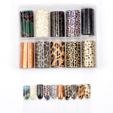 Pearl 10in1 Transzferfólia box Animals körömdíszítő