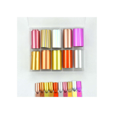  Pearl 10in1 Transzferfólia box - Golden Shades körömdíszítő
