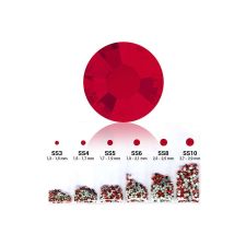  Pearl 6in1 strasszkő szett - Siam körömdíszítő