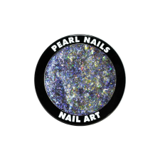 Pearl Galaxy Metal Flakes Blue körömdíszítő