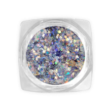  Pearl Holo Metal Glitter-mix - H6 körömdíszítő
