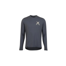 Pearl Izumi Midland férfi hosszú ujjú technikai póló, M-es, sötétszürke férfi póló