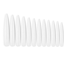 Pearl Nails Tip XXL Stiletto Clear 10db tip
