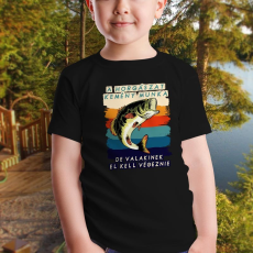  Pecás gyerek póló - A horgászat kemény munka