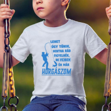 Pecás gyerek póló - Fejben már horgászom gyerek póló