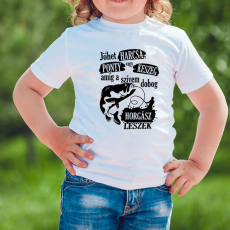  Pecás gyerek póló - Jöhet harcsa, ponty, keszeg