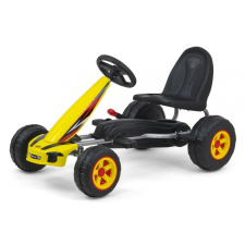 Pedálos gokart VIPER sárga lábbal hajtható járgány