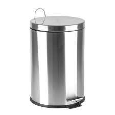 . Pedálos szemetes, fém, 20 l, króm UACROM20 szemetes