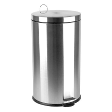 . Pedálos szemetes, fém, 30 l, króm UACROM30 szemetes