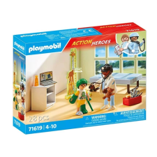 Pediáter játék szett plüssmackóval playmobil