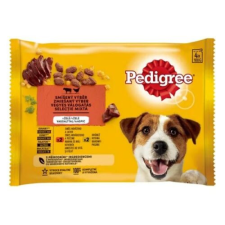 Pedigree Állateledel alutasakos PEDIGREE Adult kutyáknak 4-pack marha-baromfi válogatás 4x100g kutyaeledel