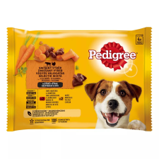 Pedigree alutasak felnőtt kutyáknak aszpikban bárány&marha&pulyka válogatás 4x100g kutyaeledel