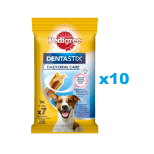 Pedigree DentaStix (kis fajták) fogászati csemegék kutyáknak 70 db. - 10x110g jutalomfalat kutyáknak
