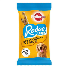 Pedigree Rodeo Duo - jutalomfalat (csirke,szalonna) kutyák részére (7db/123g) jutalomfalat kutyáknak
