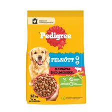 Pedigree száraz kutyaeledel Adult Marha-zöldség – 12 kg kutyaeledel