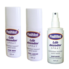 PEDIMED LÁBDEZODOR SPRAY NATÚR lábápolás
