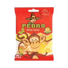 PEDRO gumicukor monkeys&amp;bananas - 80g csokoládé és édesség