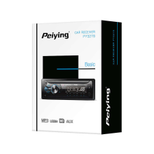 Peiying Autórádió, USB, BLUETOOTH, FM, AUX, 4x20W (PY3278) autórádió