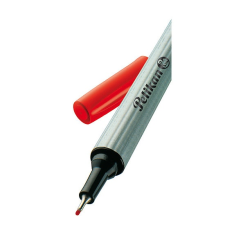 PELIKAN 96 EF Fineliner tűfilc piros 0,4mm filctoll, marker