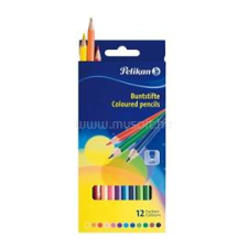 PELIKAN lakkozott 12db-os vegyes színű színes ceruza (PELIKAN_00724005) színes ceruza