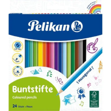 PELIKAN lakkozott 24db-os vegyes színű színes ceruza színes ceruza