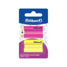 PELIKAN Neon 2db-os ceruzatartós forma radír radír