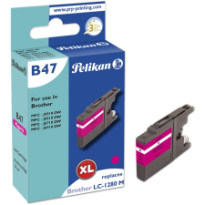 Pelikan Printing Pelikan Patrone Brother B47 LC1280XL ma magenta remanufactured (316334) nyomtatópatron & toner