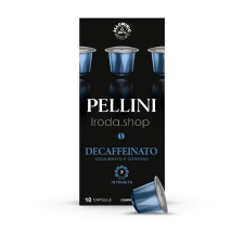 PELLINI Kávékapszula, Nespresso® kompatibilis, 10 db, PELLINI, "Top koffeinmentes" kávé