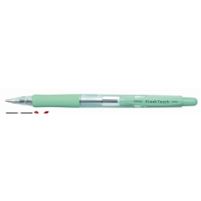Penac Golyóstoll, 0,7 mm, nyomógombos, zöld tolltest, PENAC &quot;SleekTouch&quot;, kék toll