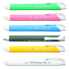 Penac Tolóbetétes radír, Penac Tri Eraser 301, nyomógombos cserélhető betétes radír