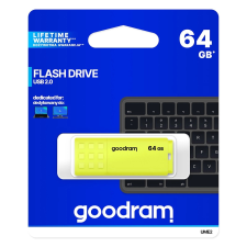 Pendrive GOODRAM UME2 64GB USB 2.0 sárga pendrive