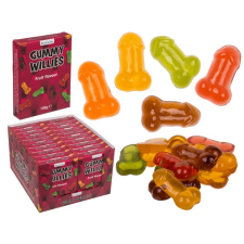 Pénisz formájú gyümölcsös gumicukor 100g csokoládé és édesség