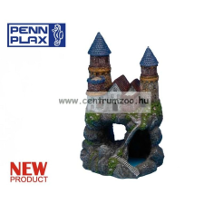 Penn Plax Deco Castle Red Dekorációs Szobor Akváriumba 19Cm (027376) akvárium dekoráció
