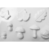 PentaCollection Gipszkiöntő forma - Gombák, gesztenye, levelek