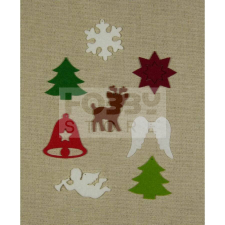 Pentacolor Kft. Filcfigura karácsonyi vegyes &quot;B&quot; szort. (kb. 5 cm ) 29225 karácsonyi dekoráció