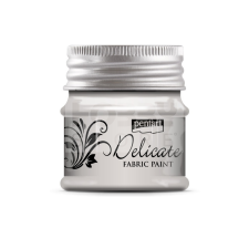 Pentacolor Kft. Pentart Delicate textilfesték ezüst 50 ml 33424 lakástextília