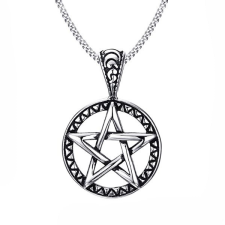Pentagram nyaklánc nyaklánc