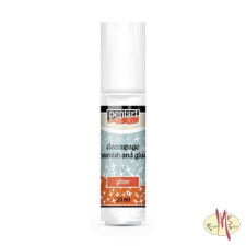 Pentart Decoupage ragasztólakk 20 ml - Glitter decoupage papír