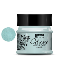 Pentart delicate metál akrilfesték 50ml kékezüst akrilfesték