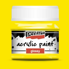 Pentart fényes akrilfesték SÁRGA 50ml akrilfesték