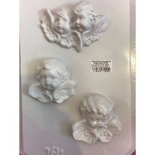 Pentart Gipszkiöntő forma - Angyal fejek dekorációs kellék