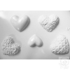 Pentart Gipszkiöntő forma - szívek