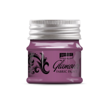 Pentart Glamour textilfesték 50 ml rózsaezüst hobbifesték