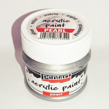 Pentart Kreatív akrilfesték Pentart gyöngyház 50 ml ezüst akrilfesték